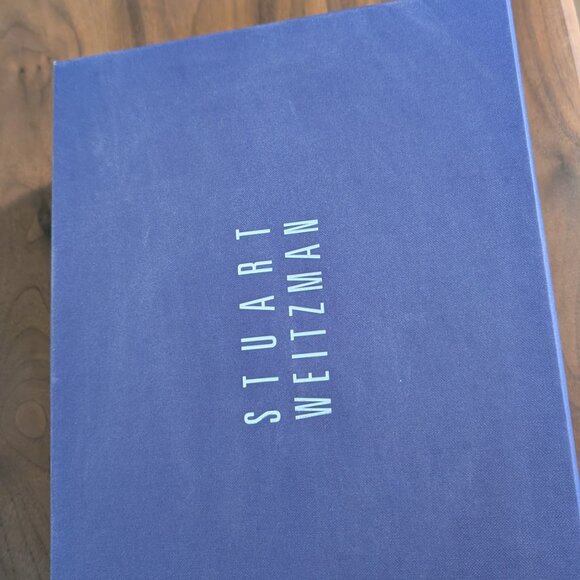 Stuart Weitzman Corkswoon Suede Heels Loden 11.5 M - Picture 7 of 8